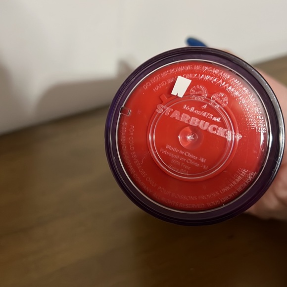 Starbucks Holiday 2020 Red Glitter 16oz Cold Cup Tumbler. - Picture 4 of 6